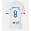 Damen Fußballbekleidung Barcelona Robert Lewandowski #9 Auswärtstrikot 2023-24 Kurzarm